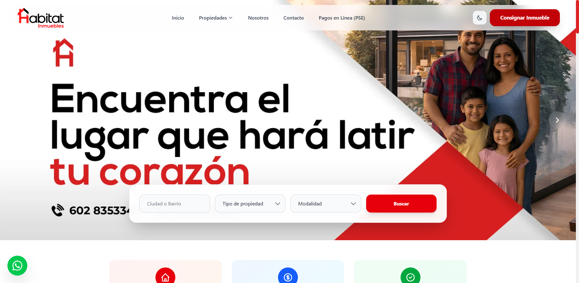 CRM Inmobiliaria Habitat Inmuebles en Laravel